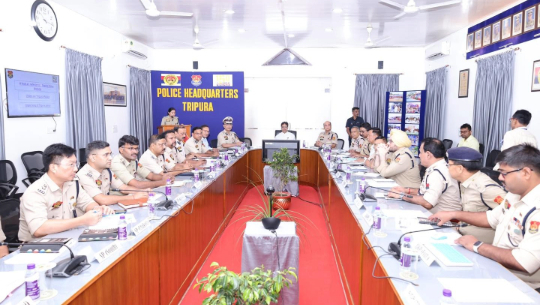 CM Dr Manik Saha reviews law and order situation in Tripura