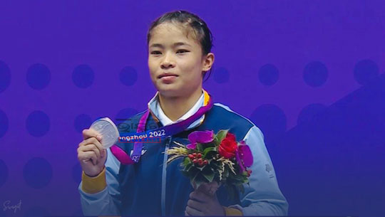 In Asian Games at Hangzhou, India's Roshibina Devi Naorem clinches Silver medal in Women's 60 kg category in Wushu