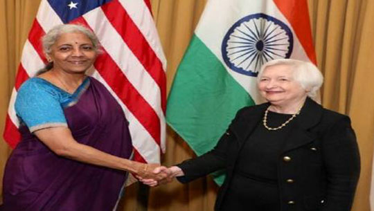 Finance Minister Nirmala Sitharaman Holds Talks with US Treasury Secretary Janet Yellen On International Taxation