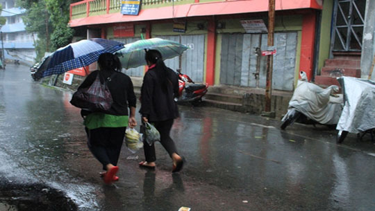 Monsoon Arrives Early in Mizoram, IMD Issues Landslide Warning