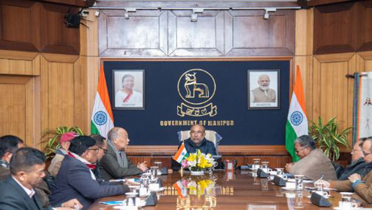 Union Home Ministry Team Holds Meetings in Manipur for Peace Talks