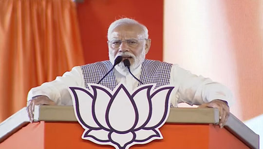 PM Modi says, BJP to base its Lok Sabha campaign on its works for development and welfare of the poor