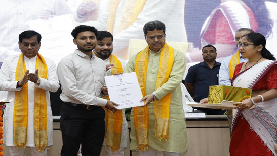 CM Dr Manik Saha distributed appointment letter to food inspector aspirants
