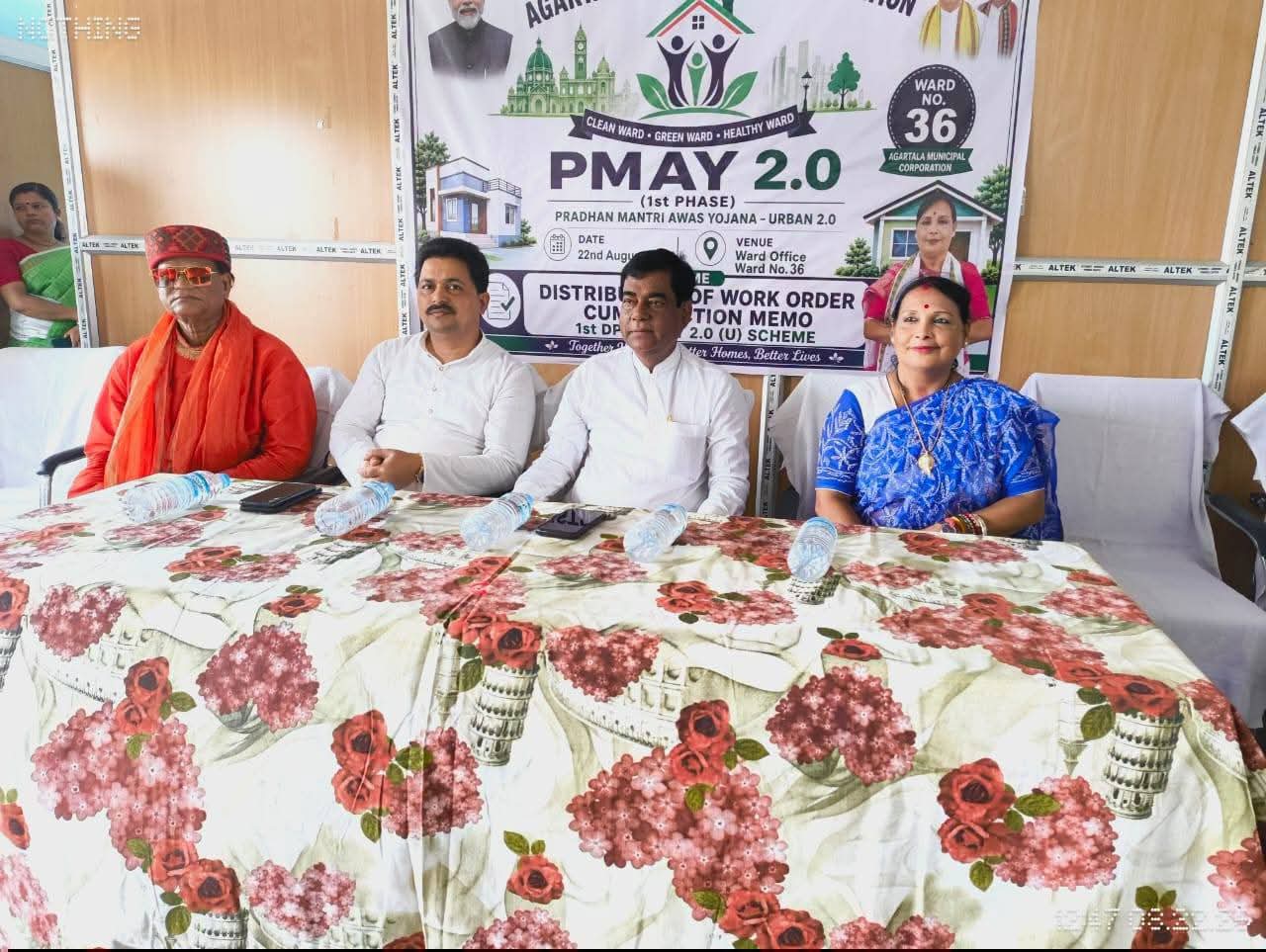 Mayor Hands Over PMAY-U 2.0 Work Ord