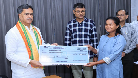 CM Dr. Manik Saha felicitates outsta