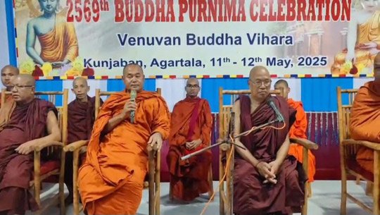 Buddha Purnima celebrated with full devotion in Agartala