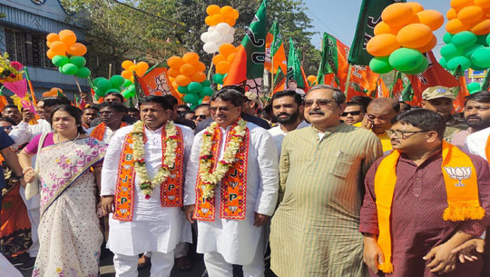 Tripura CM Dr Manik Saha in West Bengal rallies for party candidate Sukanta Majumdar