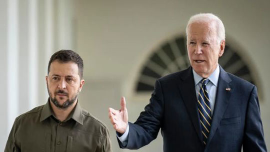 US President Joe Biden invites his Ukrainian counterpart Volodymyr Zelenskyy to White House
