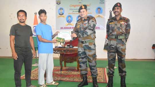 Assam Rifles Honours Tribal Students for Dehradun School Admission