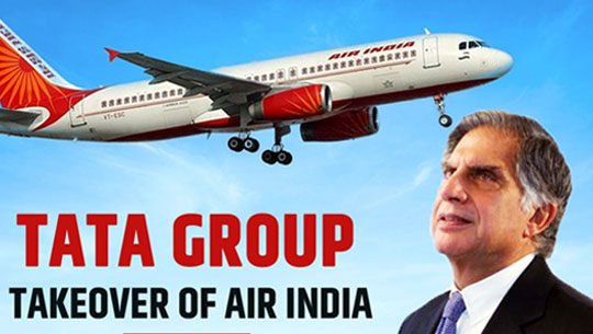 Air India handed over to Tata Group