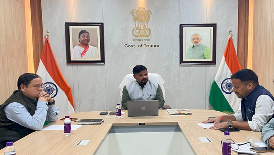 Minister Sushanta Chowdhury Reviews Progress of Jirania Water Park and Statewide Projects