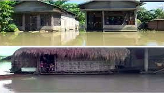 Over 33,000 people of three districts of Assam affect in fresh flood