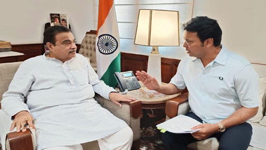 MP Biplab Deb Flags Highway Woes, Se