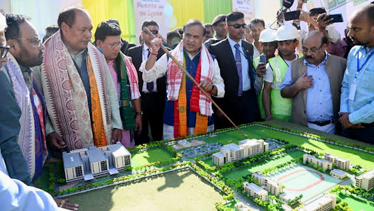 Assam CM at Tamulpur: Inaugurates, Lays Foundation Stones of Multiple Developmental Projects