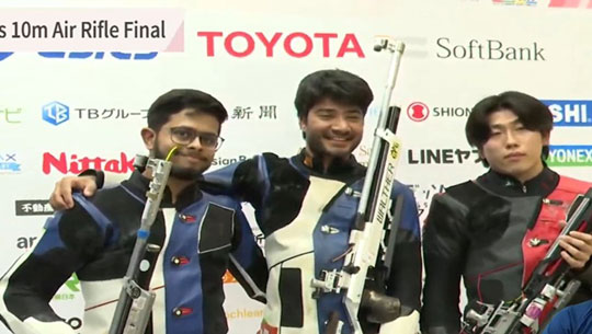 Dhanush Srikanth Wins Air Rifle Gold, Sets World Record at 2025 Deaflympics