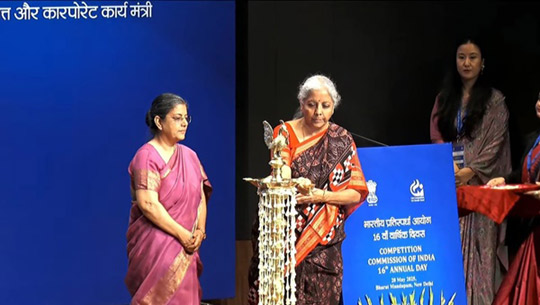  FM Sitharaman calls for right balance between regulation & freedom to deepen competition