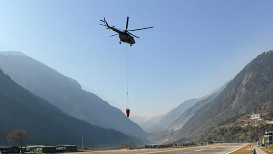 IAF Intensifies Aerial Operations to Contain Dzükou Valley Fire