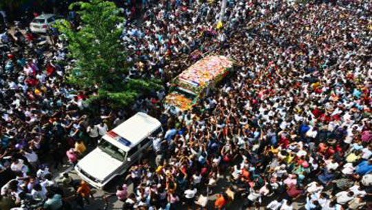 Sea of Mourners Flood Guwahati Streets as Zubeen Garg Embarks on Final Journey Home