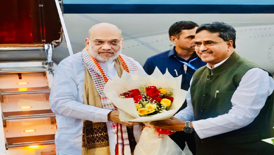 HM Amit Shah Begins Two-Day Visit to