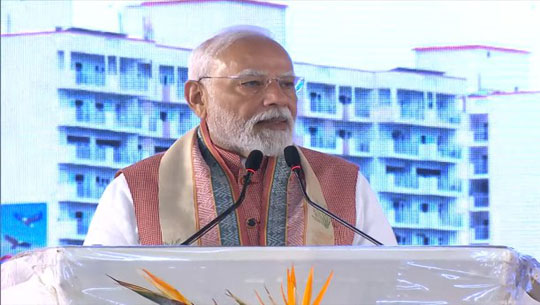 PM Modi inaugurates 184 newly constructed type-VII multi-storey flats for MPs 