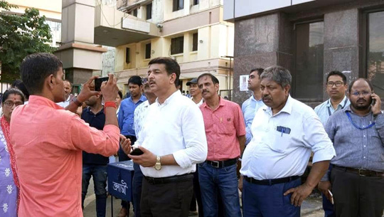 Health Secretary Kiran Gitte Inspect