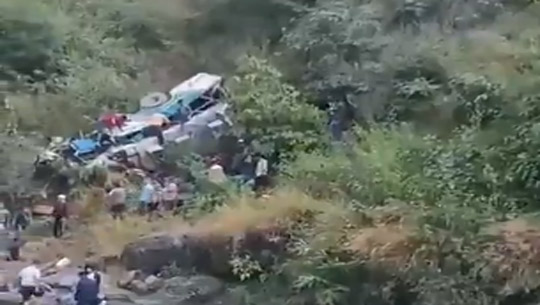 36 Passengers Killed As Bus Fell Into Trench in Almora District, Uttarakhand; Prez And PM Express Grief