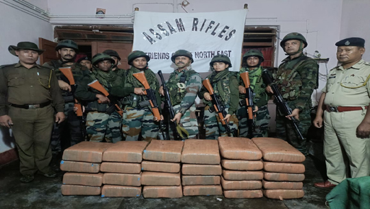Assam Rifles seizes ganja worth Rs 13 lakh 