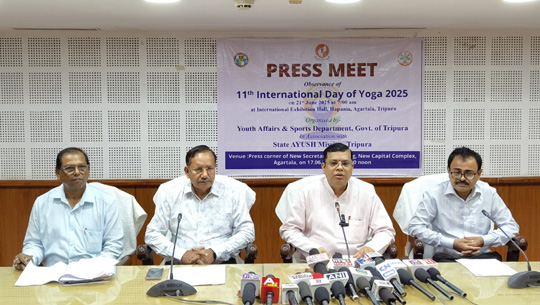 International Yoga Day; Tripura to host State-level event in Agartala