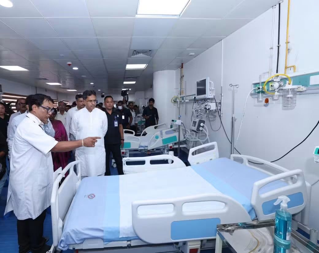 CM Saha Says Govt Hospitals Are ‘Pla