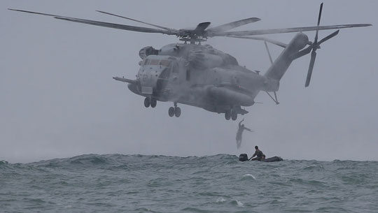 Two Japanese Military Helicopters Crash In Pacific Ocean; One Dead, Seven Missing