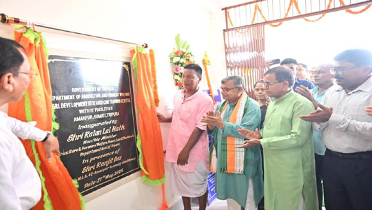 Minister Ratan Lal Nath inaugurates Agri Development, Cum training centre with IT facilities