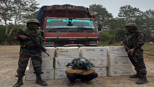 Assam Rifles, Customs Bust Major Cigarette Smuggling Operation in Tripura