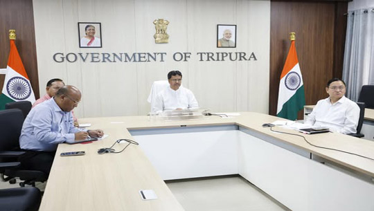 CM Manik Saha attends virtual Tourism Task Force meeting 
