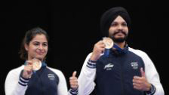 Paris Olympics: Manu Bhaker and Sarabjot Singh win bronze