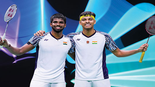 India's top shuttler duo of Satwiksairaj Rankireddy & Chirag Shetty look forward to India Open Super 750 Crown