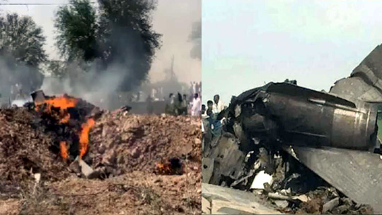 Indian Air Force's MiG-21 crashes in Rajasthan