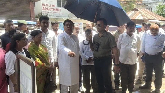 Mayor Dipak Majumder conducts field visit from Ker Chowmuhani to Bidurkarta Chowmuhani