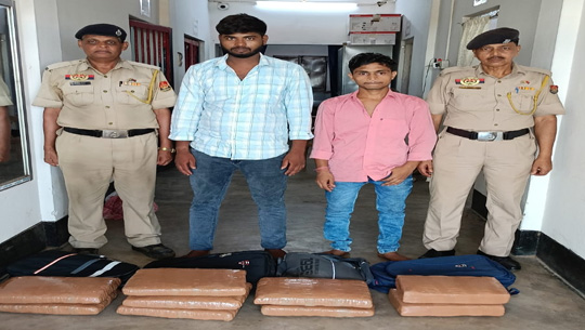 2 held with 28 kgs of ganja from Agartala Railway Station