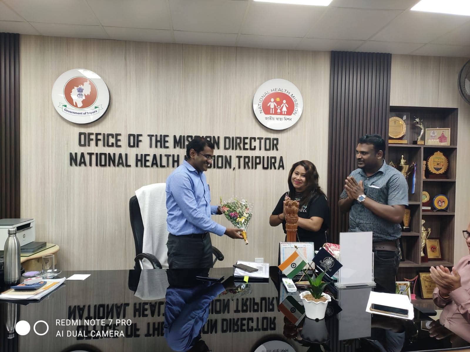 NHM United Forum Tripura Felicitates