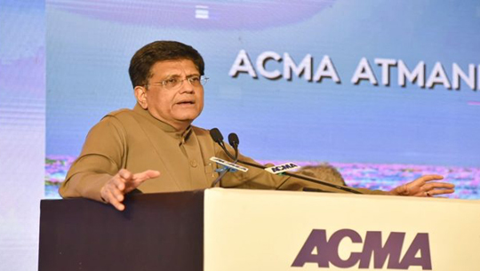 Commerce and Industry Minister Piyush Goyal asks auto industry to invest more in research and development