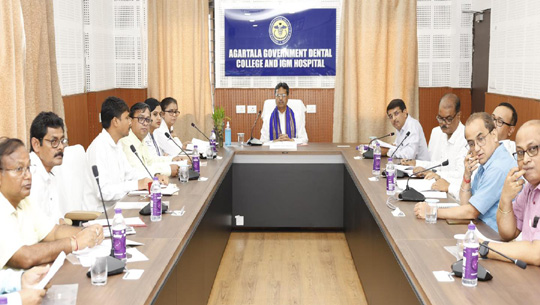 CM Dr. Manik Saha Chairs Patient Welfare Committee Meeting 
