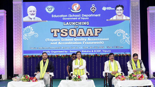 CM Dr. Manik Saha launches School Quality Assessment Framework to elevate education standards