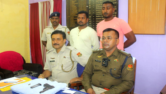 Tripura Police arrested two with pistol: Natun nagar shooting incident