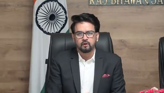 Anurag Singh Thakur launches mascot, theme song and jersey for 3rd edition of Khelo India 