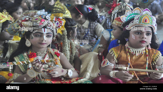 Agartala gears up for traditional Janmashtami.