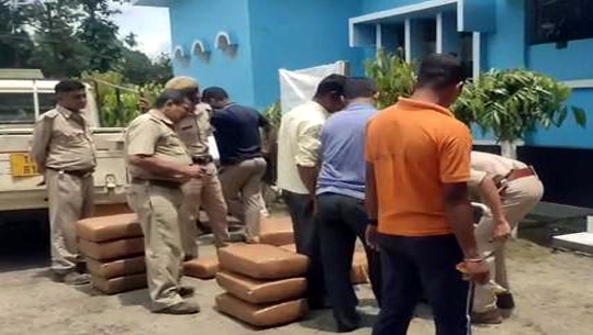 Police seizes 175 kg Ganja 