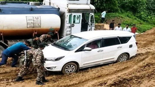 Same Mud, Different Response: NH-108B Finally Gets Noticed