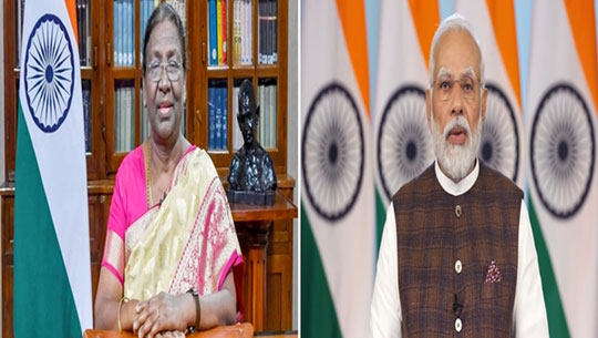 Prez Murmu & PM Modi Convey Greetings to People on Eve of Holi