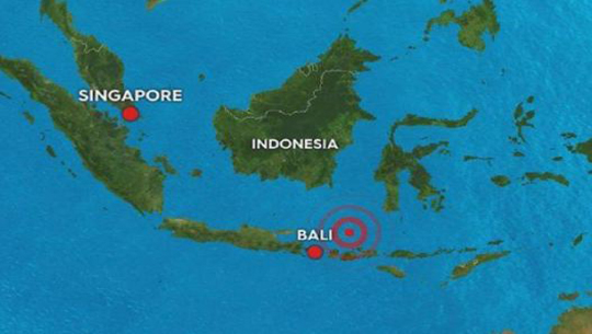 An earthquake of magnitude 7 on Richter Scale struck Indonesia’s Bali Sea region early this morning
