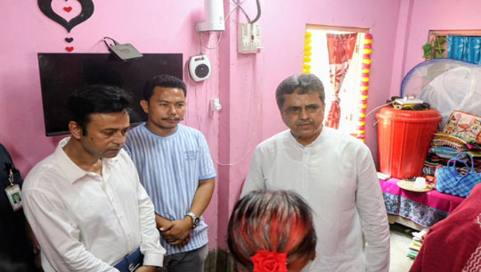 CM Assures Justice after Post-Poll Violence in Hezamara